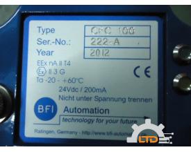 Part No: S 550.0 Compact flame controller CFC100 BFI Automation Việt Nam