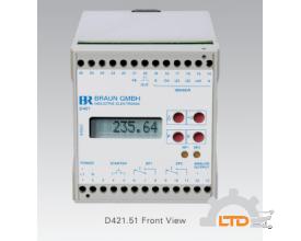 Model D421.52U1 frequency controlled alarm unit w/ 2 SP  Braun Tacho Vietnam