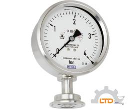 Model PG43SA-S Diaphragm pressure gauge, flush For sanitary applications, NS 100
