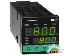 800 PID Controller, 1/16 DIN Part no: F000230  Type: 800-RRR0- 10020 Gefran Vietnam 