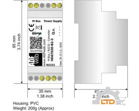 Model : HD67020-B2-3 M-Bus / RS232 - Converter ADFweb VIET NAM