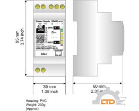 Model : HD67833-MSTP-B2 DALI / BACnet MSTP Slave - Converter ADFweb VIET NAM