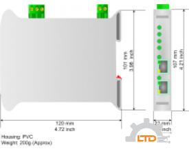 Model : HD67721-IP-A1 BACNet IP Master/ DeviceNet Slave - Converter ADFweb VIET NAM