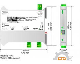 Model : HD67901-IP-A1 BACnet IP Slave / HART Master - Converter ADFweb VIET NAM