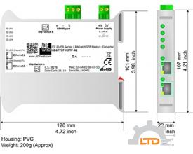 Model : HD67737-MSTP-A1 IEC 61850 Server / BACnet MSTP Master - Converter ADFweb VIET NAM