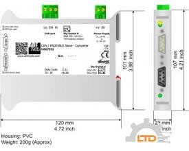 Model: HD67590-232-A1 EtherNet/IP / Serial - Converter ADFweb VIET NAM