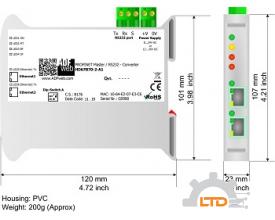 Model : HD67B70-232-A1 PROFINET Master / Serial - Converter ADFweb VIET NAM