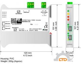 Model : HD67B70-485-A1 PROFINET Master / Serial - Converter ADFweb VIET Nam