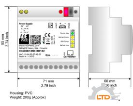 Model : HD67801-KNX-BIP-B2 BACNet IP Master / KNX - Converter ADFweb VIET NAM