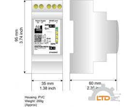 Model : HD67938-MSTP-B2 BACnet MSTP Slave / MQTT - Converter ADFweb VIET NAM