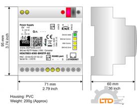 Model : HD67801-KNX-BMSTP-B2 BACNet MSTP Master / KNX - Converter ADFweb VIET NAM