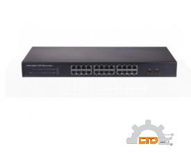 Switch 24 PoE S1526-24P-400 | BDCOM 24 PORT NETWORK SWITCH 24 gigabit POE ports 