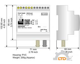 Model : HD67072-B2 RS232 / Optic Fibres - Converter - Modem ADFweb VIET NAM
