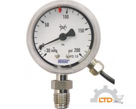 Model 230.25w/851.3 Bourdon Tube Pressure Gauge with electrical output signal Ultra High Purity (UHP